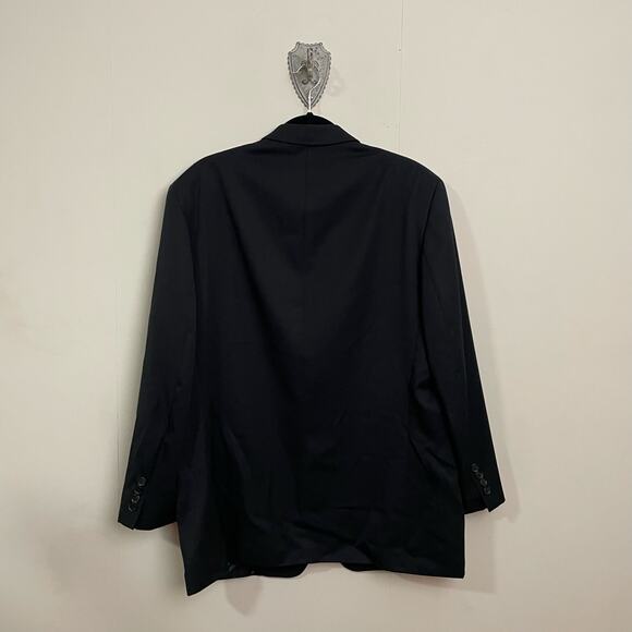 Ralph Ralph Lauren 42R black blazer single breast 100% wool professional classic - Picture 4 of 10